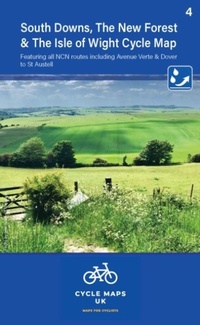 Abbildung von: South Downs, The New Forest, and The Isle of Wight Cycle Map 4 2023 - Cycle Maps UK