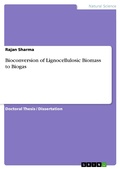 Cover: Bioconversion of Lignocellulosic Biomass to Biogas - GRIN Verlag