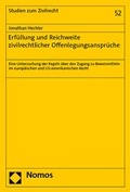 Abbildung von: Erfüllung und Reichweite zivilrechtlicher Offenlegungsansprüche - Nomos