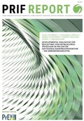 Cover: Developmental Evaluation zur Begleitung von Entwicklungsprozessen in Projekten der Radikalisierungspr&auml;vention - PRIF - Leibniz-Institut f&uuml;r Friedens- und Konfliktforschung