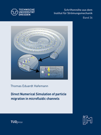 Enlarge image Cover: Direct Numerical Simulation of particle migration in microfluidic channels - TUDpress