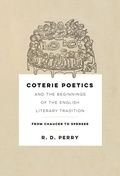 Cover: Coterie Poetics and the Beginnings of the English Literary Tradition - Bonnier Books UK