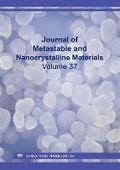 Cover: Journal of Metastable and Nanocrystalline Materials Vol. 37 - Trans Tech Publications Ltd