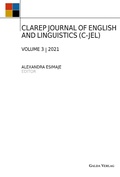 Cover: CLAREP JOURNAL OF ENGLISH AND LINGUISTICS (C-JEL) - Galda Verlag
