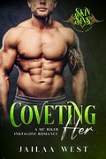 Cover: Coveting Her (Skin Sins MC Tattoo Shop, #3) - Jailaa West