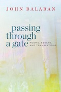 Cover: Passing through a Gate - Copper Canyon Press,U.S.