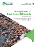 Cover: Smart Sustainable Supply Chains for Improved Environmental Quality Management - Emerald Publishing Limited