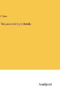 Cover: The Laws relating to Burials - Anatiposi Verlag