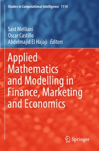 Enlarge image Cover: Applied Mathematics and Modelling in Finance, Marketing and Economics - Springer