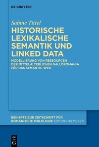 Abbildung von: Historische lexikalische Semantik und Linked Data - De Gruyter