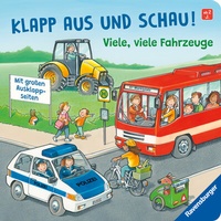 Abbildung von: Klapp aus und schau! Viele, viele Fahrzeuge - Ravensburger