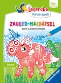 Cover: Leserabe R&auml;tselspa&szlig; - Zauber-Malr&auml;tsel zum Lesenlernen: Dinos (Vor-Lesestufe) - Ravensburger
