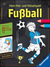 Abbildung von: Mein Mal- und Rätselspaß: Fußball - Ravensburger