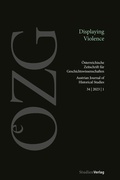 Cover: &Ouml;sterreichische Zeitschrift f&uuml;r Geschichtswissenschaften 34/1/2023 - Studien Verlag