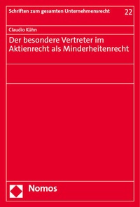 Abbildung von: Der besondere Vertreter im Aktienrecht als Minderheitenrecht - Nomos