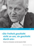 Cover: &raquo;Die Freiheit geschieht nicht an uns, sie geschieht durch uns&laquo; - BeBra Wissenschaft