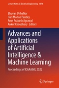 Cover: Advances and Applications of Artificial Intelligence & Machine Learning - Springer