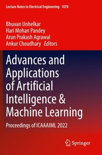 Enlarge image Cover: Advances and Applications of Artificial Intelligence & Machine Learning - Springer