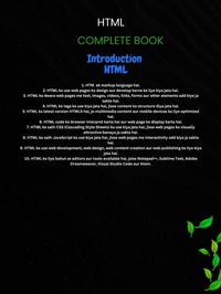Abbildung von: HTML language complete - Hitesh roy