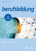 Cover: Gender - Care - Beruf - berufsbildung - Eusl Verlag