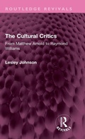 Cover: The Cultural Critics - Routledge