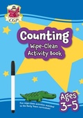 Cover: Counting Wipe-Clean Activity Book for Ages 3-5 (with pen) - Coordination Group Publications Ltd (CGP)