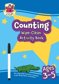 Enlarge image Cover: Counting Wipe-Clean Activity Book for Ages 3-5 (with pen) - Coordination Group Publications Ltd (CGP)