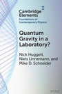 Cover: Quantum Gravity in a Laboratory? - Cambridge University Press