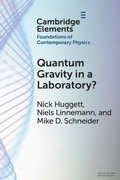 Cover: Quantum Gravity in a Laboratory? - Cambridge University Press