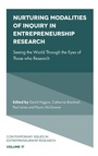 Cover: Nurturing Modalities of Inquiry in Entrepreneurship Research - Emerald Publishing Limited