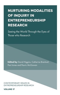 Enlarge image Cover: Nurturing Modalities of Inquiry in Entrepreneurship Research - Emerald Publishing Limited