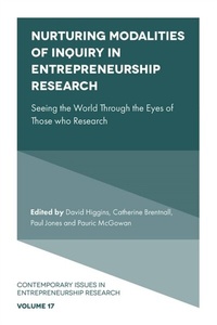 Abbildung von: Nurturing Modalities of Inquiry in Entrepreneurship Research - Emerald Publishing Limited