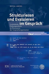 Abbildung von: Strukturieren und Evaluieren im Gespräch - Universitätsverlag Winter