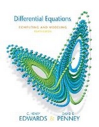 Enlarge image Cover: Differential Equations Computing and Modeling - Pearson