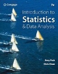 Cover: Introduction to Statistics and Data Analysis - Brooks/Cole