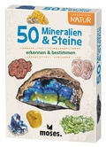 Cover: Exp Natur 50 Mineralien und Steine - moses Verlag