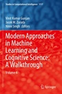 Cover: Modern Approaches in Machine Learning and Cognitive Science: A Walkthrough - Springer