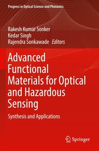 Enlarge image Cover: Advanced Functional Materials for Optical and Hazardous Sensing - Springer