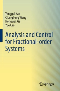 Enlarge image Cover: Analysis and Control for Fractional-order Systems - Springer