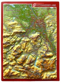 Abbildung von: Reliefpostkarte Berchtesgadener Land - georelief Vertriebs GbR
