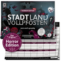 Abbildung von: DENKRIESEN - STADT LAND VOLLPFOSTEN® - HORROR EDITION - "Jetzt wird's gruselig." - A4 - DENKRIESEN