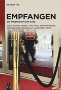 Cover: Empfangen - De Gruyter
