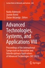 Cover: Advanced Technologies, Systems, and Applications VIII - Springer