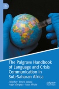 Cover: The Palgrave Handbook of Language and Crisis Communication in Sub-Saharan Africa - Palgrave Macmillan