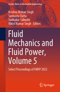 Cover: Fluid Mechanics and Fluid Power, Volume 5 - Springer
