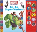 Cover: Marvel Beginnings: Go, Go, Super Heroes! Sound Book - Pi Kids