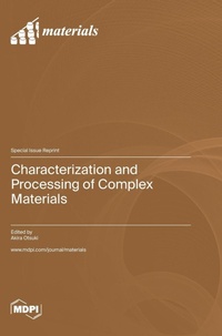 Enlarge image Cover: Characterization and Processing of Complex Materials - MDPI AG