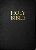 Cover: Kjver Holy Bible, Large Print, Black Bonded Leather, Thumb Index - Whitaker House
