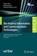 Cover: Bio-inspired Information and Communications Technologies - Springer