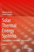 Cover: Solar Thermal Energy Systems - Springer
